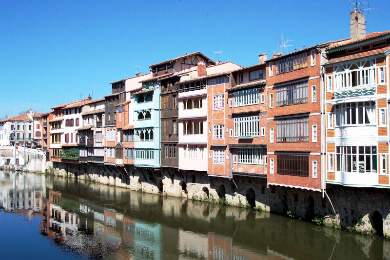 Les maisons sur l'Agoût, Castres